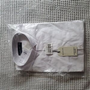 Abercrombie & Fitch White Men's Dress Shirt XL